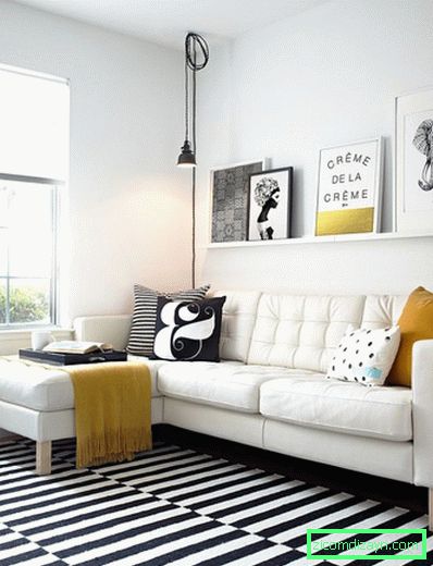 negru-și-alb-living-room-cu-elegant-POP-de-galben