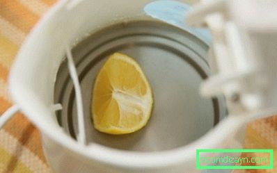Decolorarea într-un ceainic folosind o lămâie